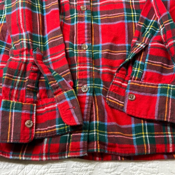 ⭐️Adorned Crown Textile altered custom flannel Oh Come let us Adore Him shirt - Picture 9 of 12